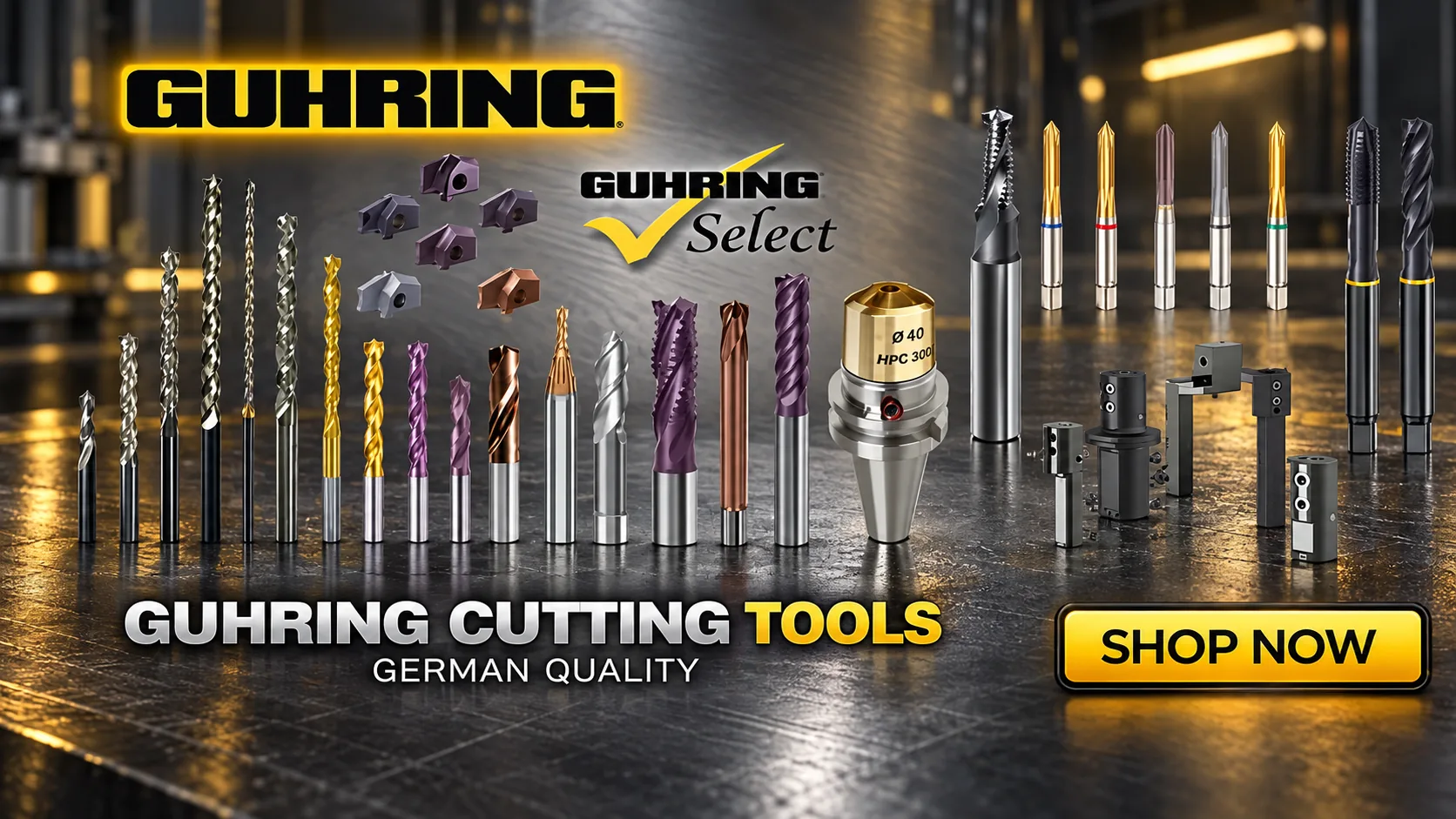 Guhring Cutting Tools - German Quality - Shop Now